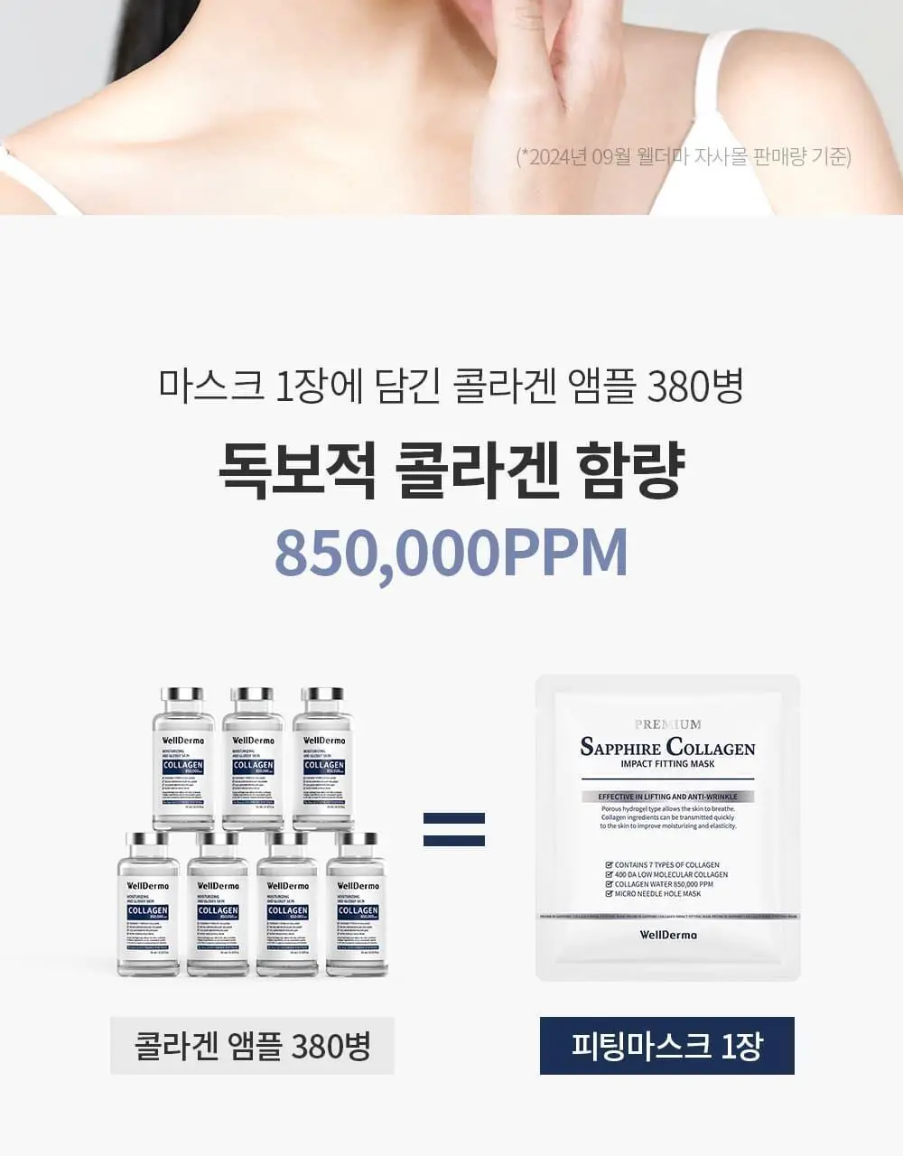 [증정이벤트/탄력광채수분진정] 웰더마 겔마스크팩 4매, 4종 택1 (콜라겐/시카/레티놀/PDRN) 상세페이지 8